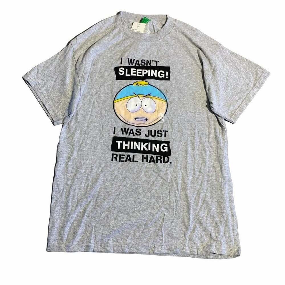 South Park Cartman I Wasn't Sleeping T-Shirt Size L Gray